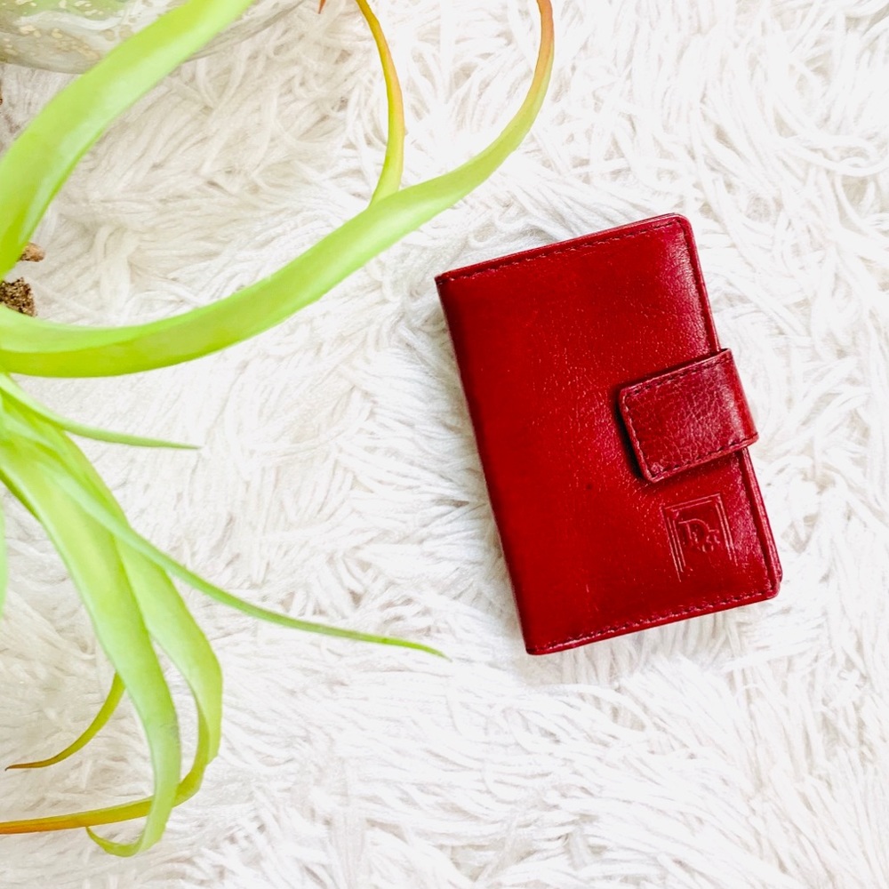 Vintage CHRISTIAN DIOR Key Card Coin Wallet
